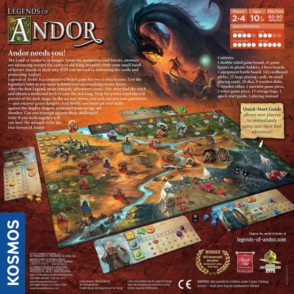 Legends Of Andor Board Game SvarogsDen