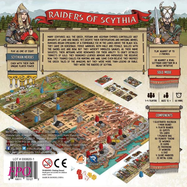 Raiders of Scythia Board Game SvarogsDen