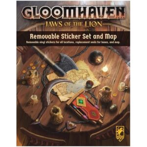 Gloomhaven: Jaws of the Lion - Removable Sticker Set & Map
