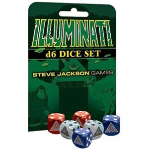Dice Set: Illuminati D6 (6 pcs.)