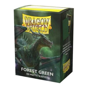 Dragon Shield Standard Sleeves - Matte - Forest Green (100 pcs.)