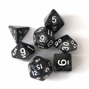 Dice Set: Polyhedral Pearl (7 pcs.)